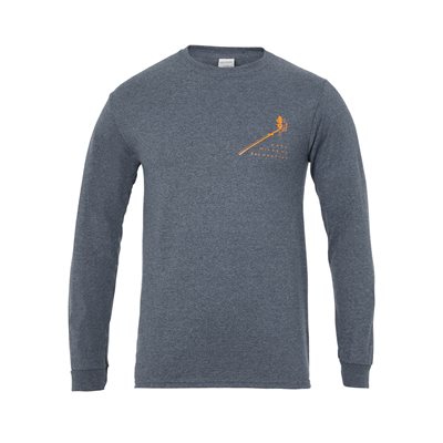MARK MILSOME FOUNDATION LONG SLEEVE T (GREY) L