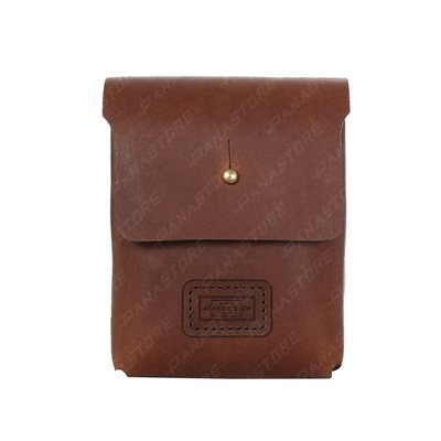 LEATHER LOADERS POUCH - LARGE (TAN)